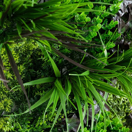20" x 40" Borneo Jungle Artificial Living Wall Panel